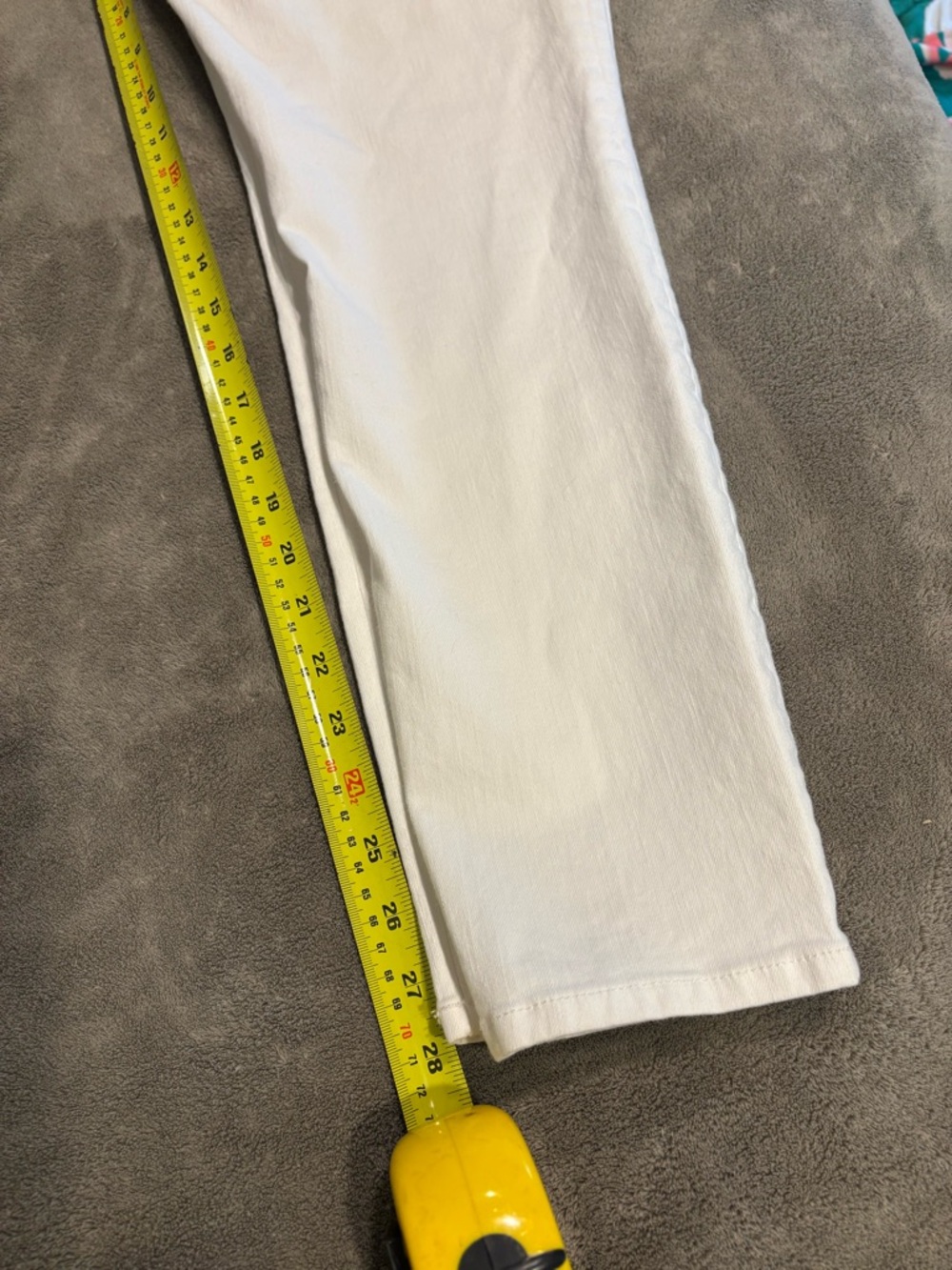 Loft White Stretch Skinny Curvy Jeans - Picture 2 of 5